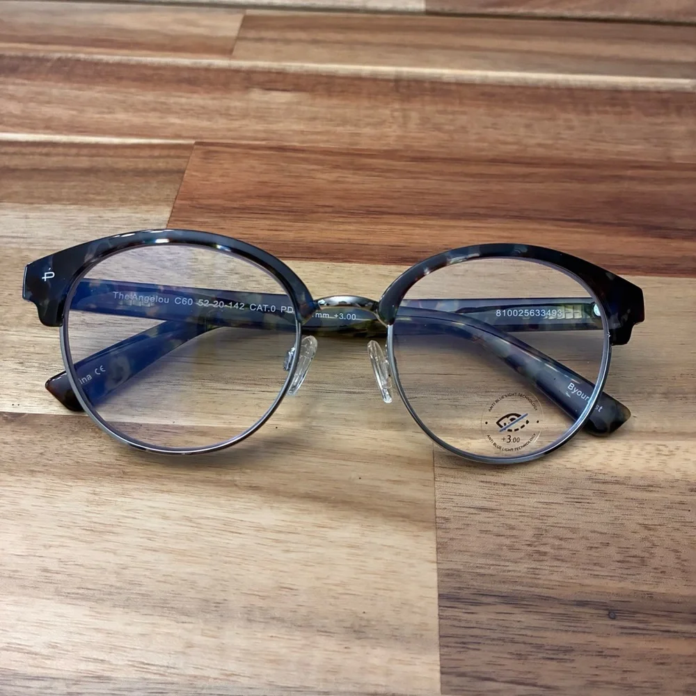 Prive Revaux The Angelou Blue Light Protection Reading Glasses Tortoise +3.0 New